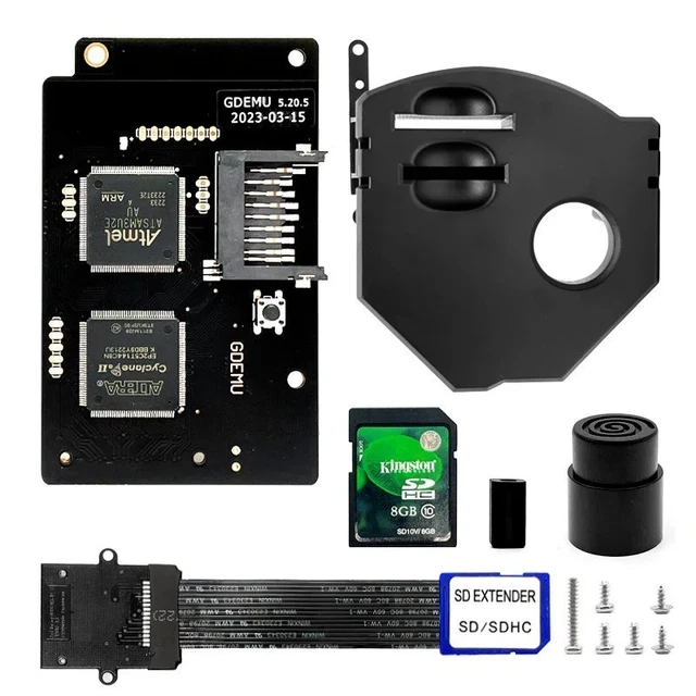 Sega Dreamcast Console modified genuine GDEMU 5.5 PAL DreamPSU plus