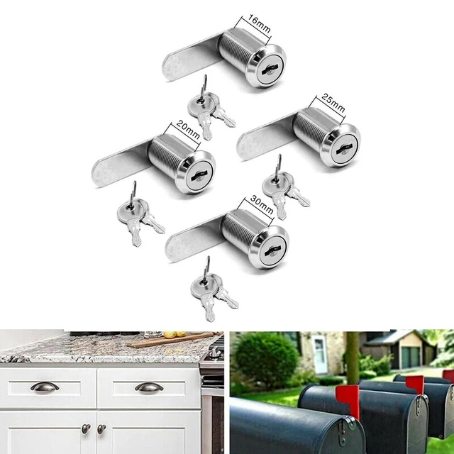 Household Hardware Office Lock 1 Set Mailbox Lock Brand New Cylinder Cabinet