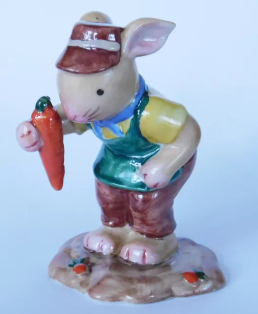 Porzellanfigur Hase mit Möhre Villeroy & Boch Bunny Family Häschen erntet 6,5cm