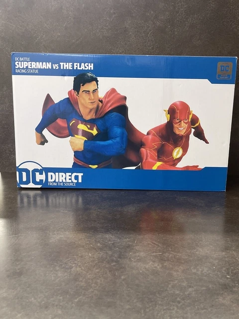 DC Direct: DC Comics Superman VS The Flash 1/8 Scale Statue - New! DC Direct: DC Comics Superman VS The Flash 1/8 Scale Statue - New!