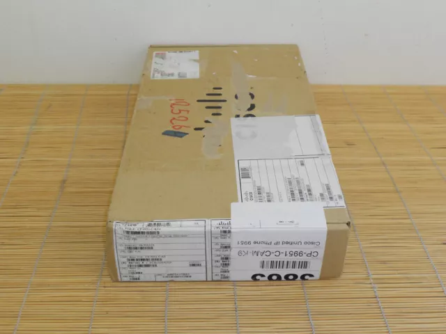 NEW Cisco CP-9951-C-CAM-K9 SIP  VoIP IP Video Phone Telefon NEU SEALED