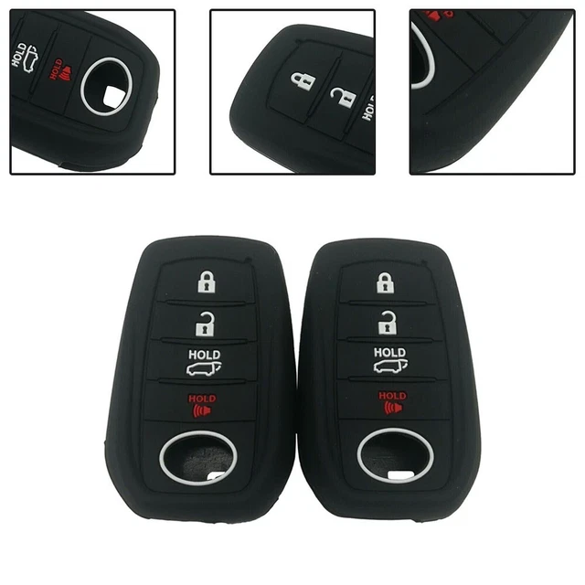 Housse de clé en silicone fiable pour Toyota LandCruiser Venza pour RAV4 pack d