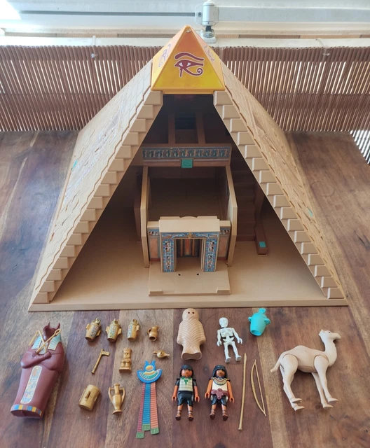 PLAYMOBIL PYRAMIDE ÉGYPTIENNE 4240, Sphinx 4242, Char 4244, Dromadaire