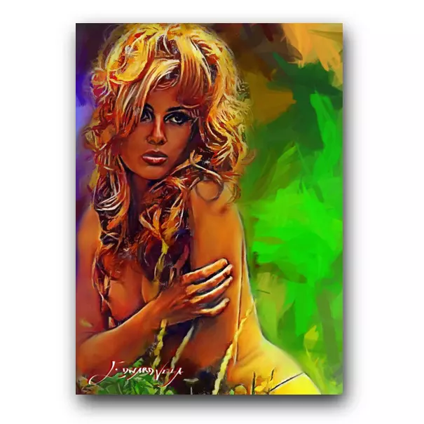 Pamela Tiffin #2 Sketch Card Limited 18/50 Edward Vela Signed