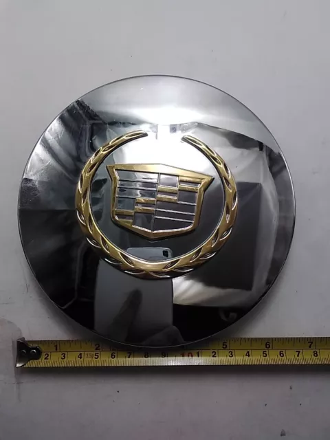 1 Center Caps Hubcap Cadillac DTS Deville DHS Chrome 9593259 OEM Wheel Gold