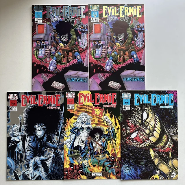 Chaos! Comics Evil Ernie The Resurrection #1 2 3 4 + #1 Gold Foil Variant