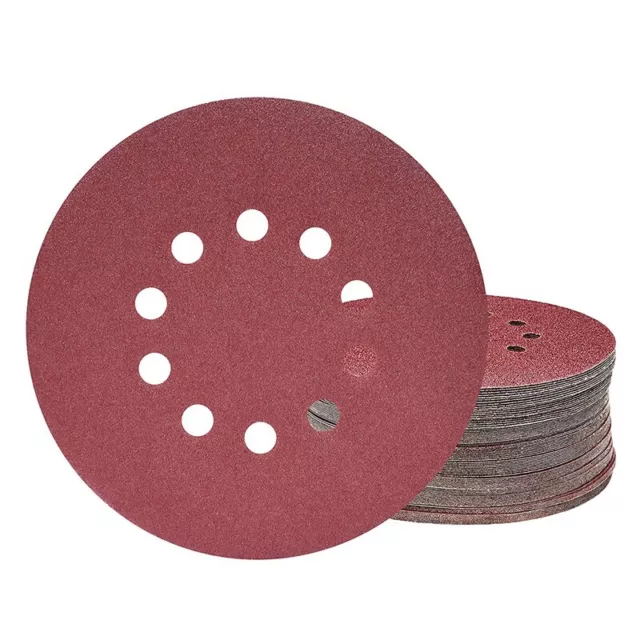 25pcs Sanding Discs Hook Loop Plaster for Drywall Sander Pad 9" 225mm 10 Holes