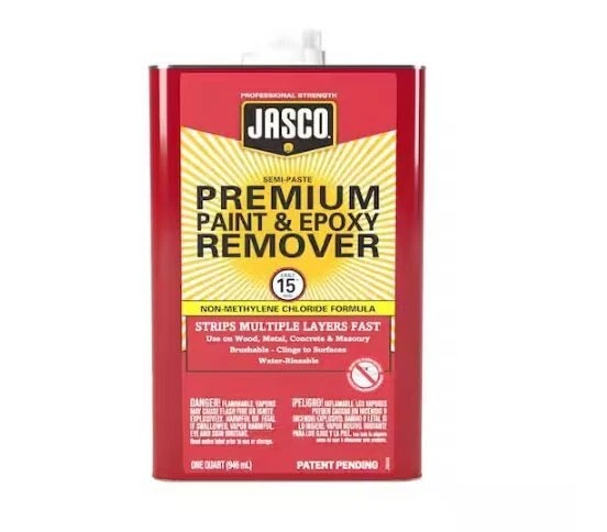 Jasco 1 qt Premium Paint and Epoxy Remover Brushable Strips Multiple Layers Fast