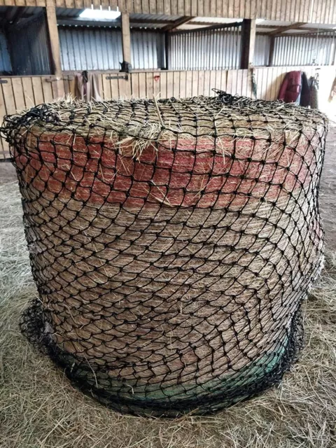 Equipride ROUND BALE HAY NET HAYLAGE SLOW FEEDER SMALL HOLES AND 6 FEET BALES