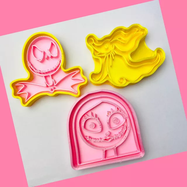 Set Of 3 Of The Nightmare Before Christmas Cookie Cutter