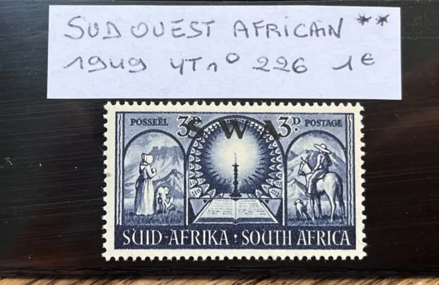 Timbres Sud Ouest Africain 1949 Yt N° 226 Neuf ** Mnh