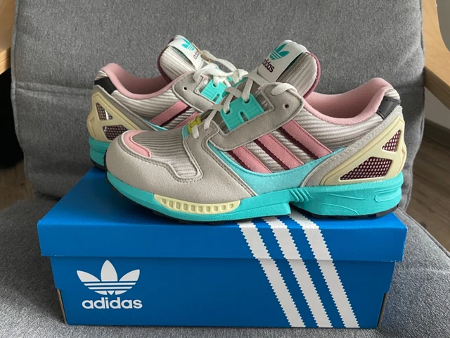 Adidas ZX 8000 37 1/3 US 5 Neu GW3049 Metalic Grey Mexico Torsion Equipment Eqt