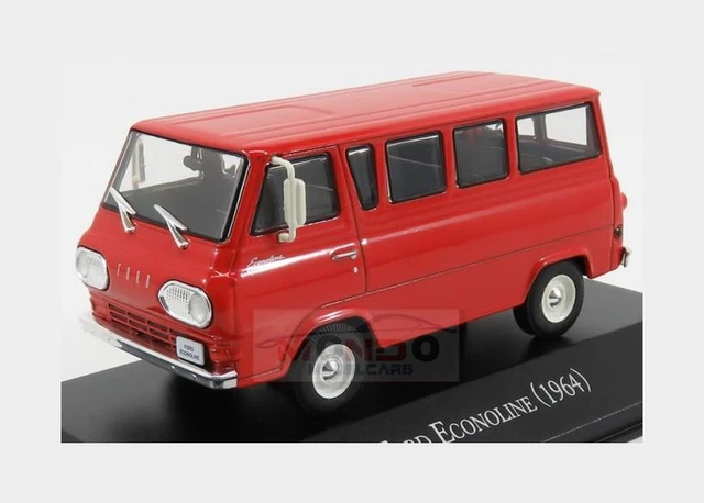 1:43 EDICOLA Ford Usa Econoline Minibus 1964 Red GRANDAUTOMEMOMEX033 MMC