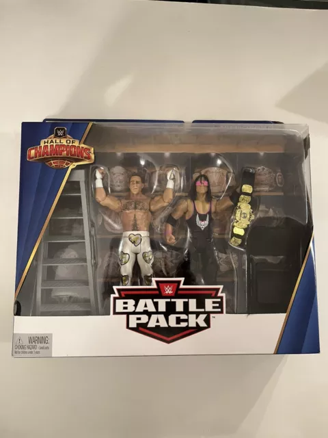 Bret Hitman Hart vs Shawn Michaels 2017 Hall of Champions Mattel WWE Battle Pack