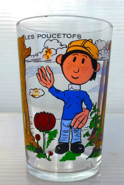 Verre de collection POUCETOFS vintage années 70 ORTF serge Danot manège enchanté