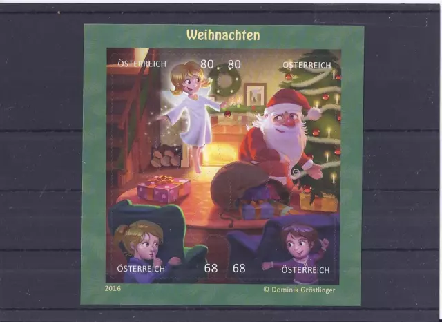 Österreich 2016 ** Block 92 Weihnachten Postfrisch siehe scan