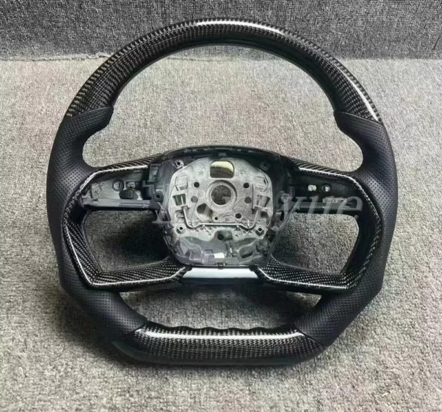 For Audi A6 A7 A8 S8  2018-2024 Racing Sport Carbon fiber Steering wheel Frame