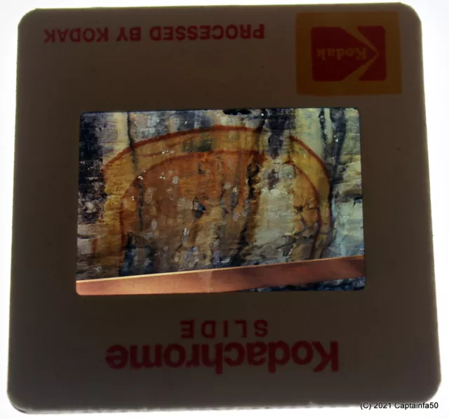 1970s Outback Central Australia NT Aboriginal Rock Art 35mm Colour Slide Photo