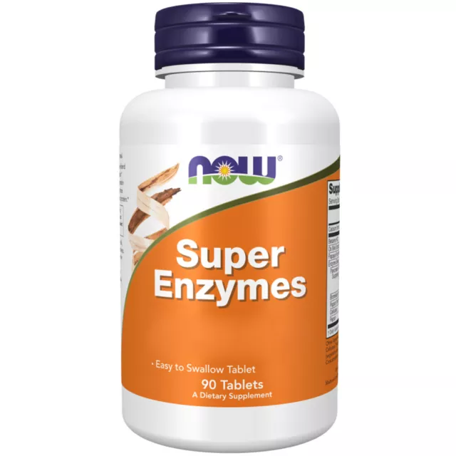 Now Foods, Super Enzymes, 90 Tabletten - Blitzversand