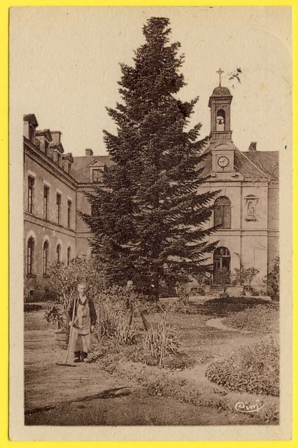 cpa RARE 58 - CHÂTEAU CHINON (Nièvre) L'HÔPITAL ALIGRE Chapelle Jardinier