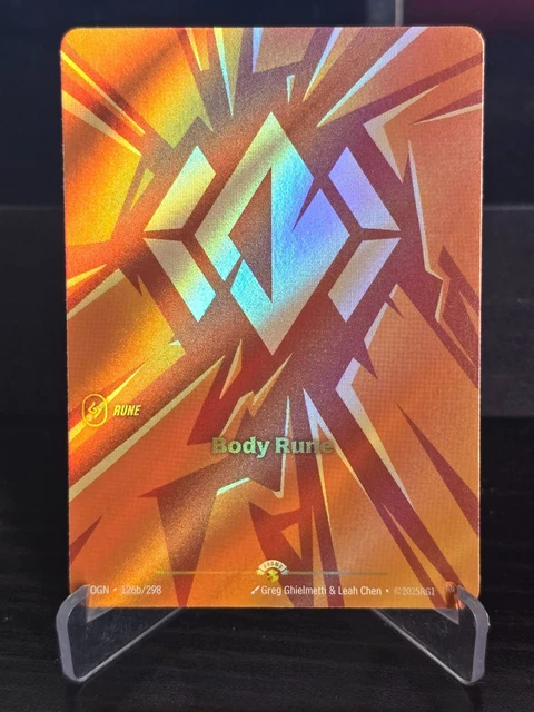 RIFTBOUND TCG - Body Rune (Promo) Origins - 126b/298 - NM £13.59 ...