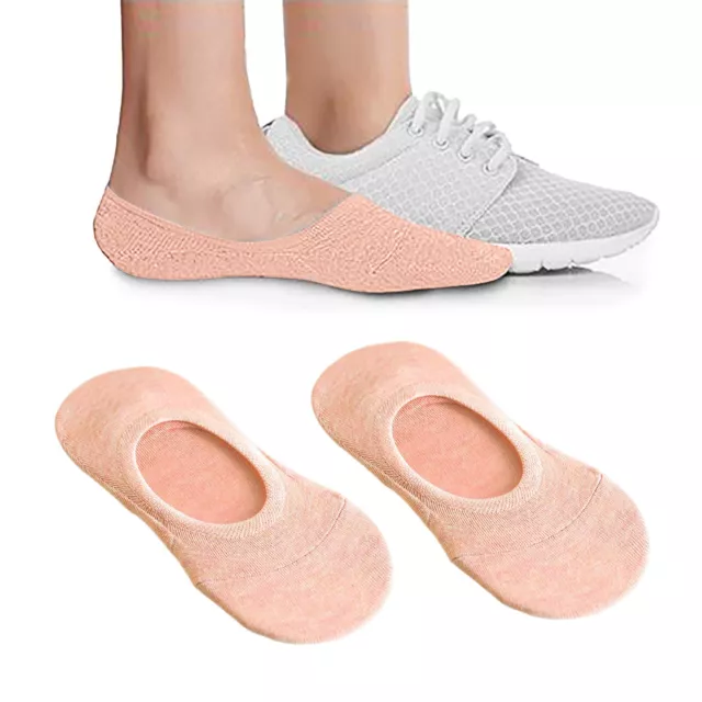 Women's Solid Color Anti Slip Shallow Mouth Concealed Breathable Sports Casual