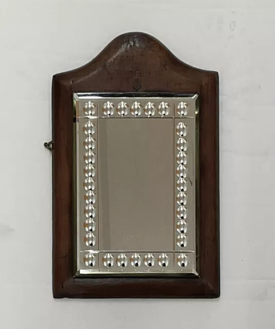 Antique Victorian Sorcerers Style Wall Mirror C1890