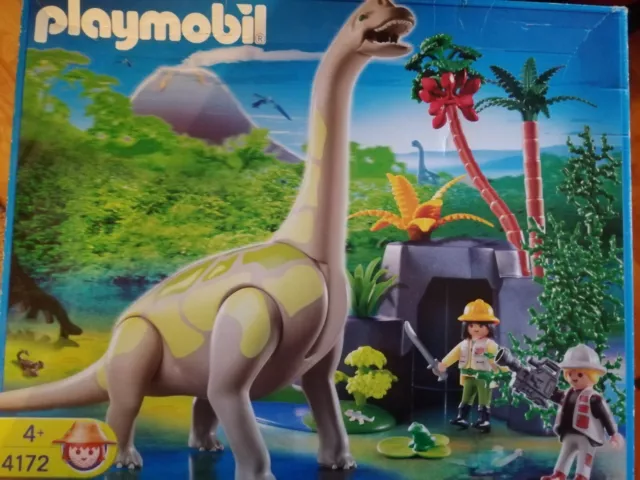 4172 Playmobil Brachiosaurus dino saurier Forscher