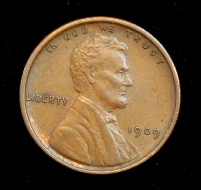 1909 VDB lincoln cent wheat penny FREE SHIPPING (B408)