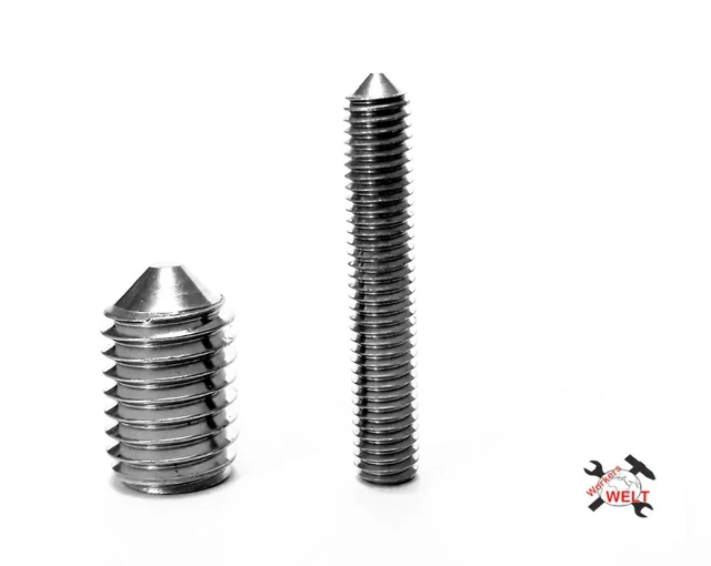 Kit De 290 Vis à Tête Hexagonale Conique - M3 M4 M5 M6 M8 - Pour Bricolage Et Assemblage