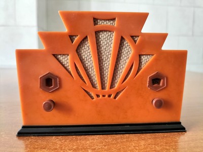 vecchia miniatura della radio CROSLEY 33S-ITALIA-1933 in scala piccola mini di 