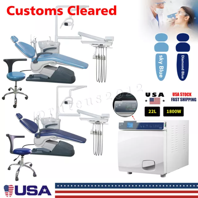 Dental Autoclave Steam Sterilizer LCD Display/A1 Unit Chair Computer Controlled