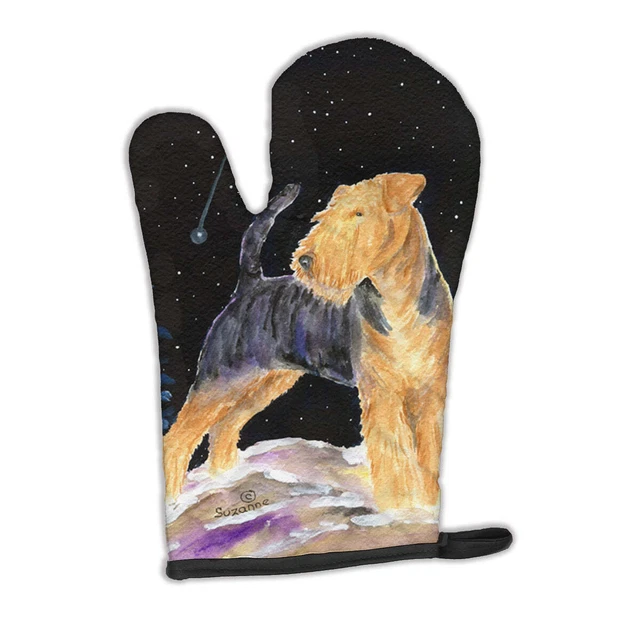 Welsh Terrier Stary Night Design Oven Mitt SS8464OVMT-SUK