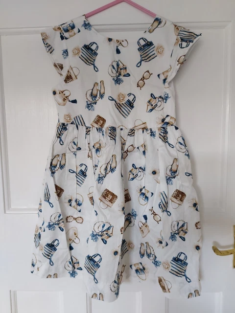 Mayoral print dress, vgc 7yrs 122cm