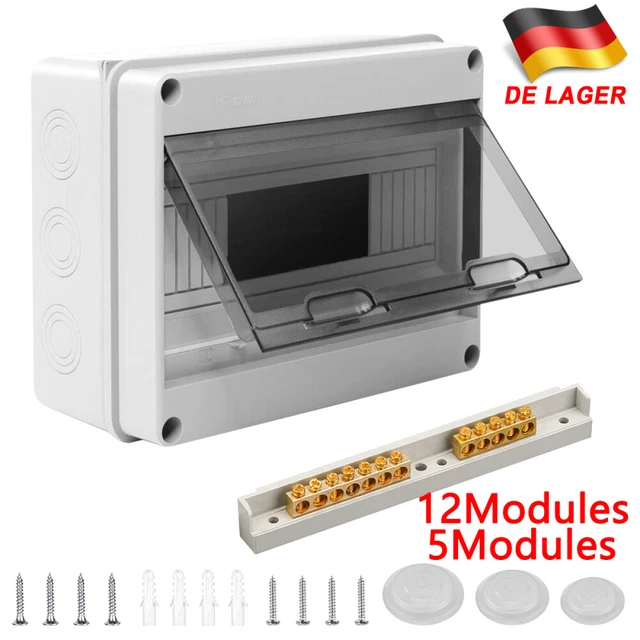 Aufputz Kleinverteiler 8 Module/Sicherungskasten/Verteilerkasten Aufputz IP40 Aufputz Kleinverteiler 8 Module/Sicherungskasten/Verteilerkasten Aufputz IP40