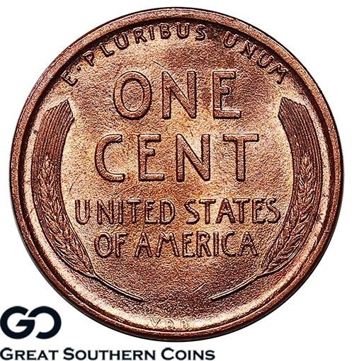 1909 VDB Lincoln Cent Wheat Penny, Red, Solid Gem BU++ RD ** Free Shipping! 2