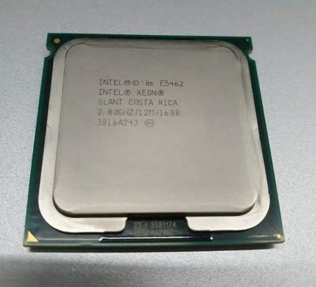 Intel Xeon E5462 SLANT Quad Core 2.8GHz 12M 1600 Socket LGA771 Processor CPU