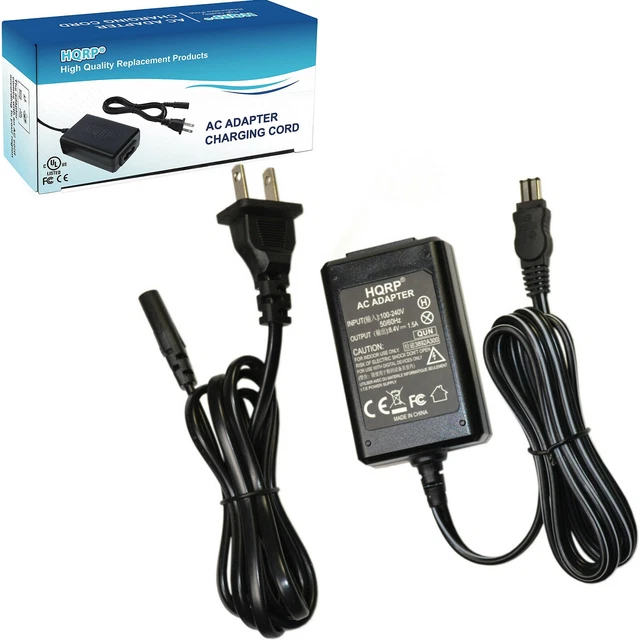 HQRP AC Adapter for Sony Handycam DCR-TRV520 DCR-TRV525 DCR-TRV530 Charger