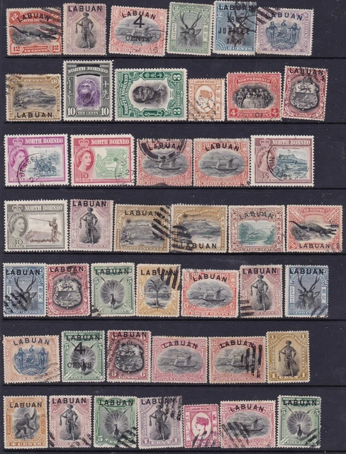 North Borneo Stamps Mixed Lot 1