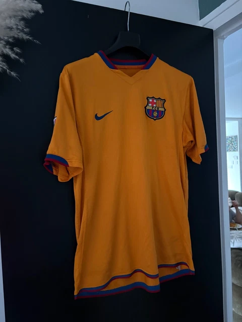 Maillot Foot Nike FC Barcelone Domicile 2006-2007 N°21 Thuram - Taille XXL - Occasion