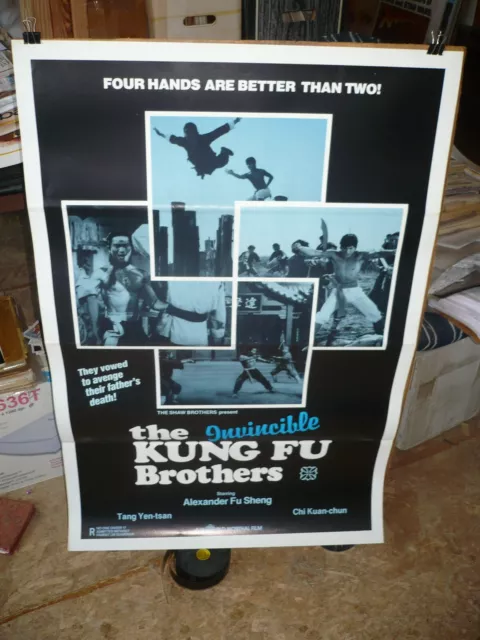 THE INVINCIBLE KUNG FU BROTHERS, orig 1-sh / movie poster [Shaw Brothers] - 1976