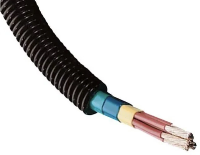 1/4" Wire Loom, Black 85°C Polyethylene Split Sleeving, 500 ft Length