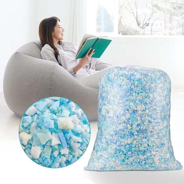SHREDDED MEMORY FOAM Filling for Bean Bag Filler Foam Premium Soft