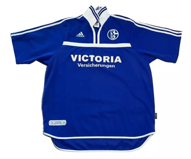 FC Schalke Trikot S04 Saison 2001/02 Gr. XXL Adidas Victoria Veltins Retro