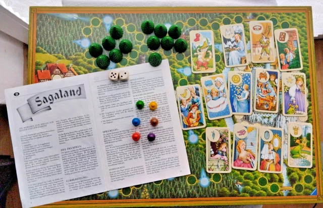SAGALAND von Ravensburger Spiel des Jahres 1982, VINTAGE ab 8 Jahren