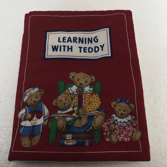 Panel artesanal de libro de tela VIP de aprendizaje con peluche