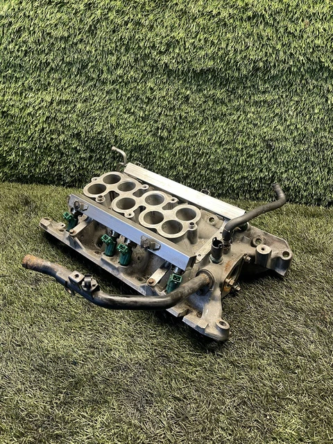 RANGE ROVER P38 4.0 4.6 V8 Lower Inlet Manifold Injectors Fuel Rail ...
