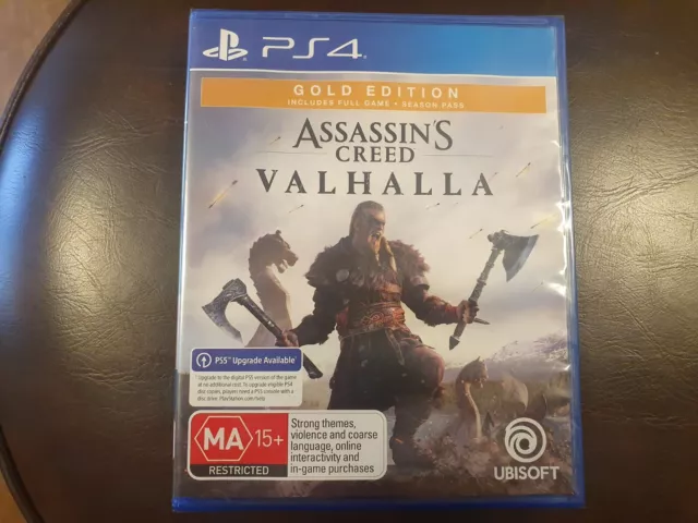 RARE' ASSASSINS CREED Valhalla Drakkar Edition'Complete' PS4