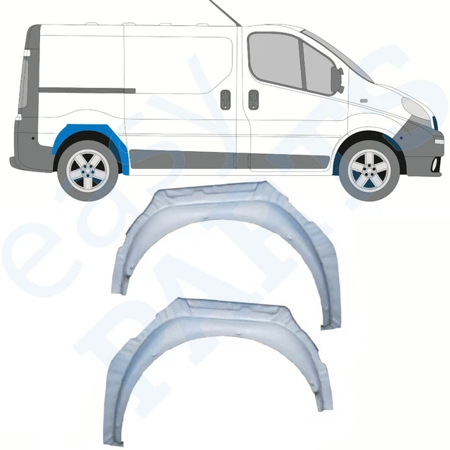 Moulure de porte latérale gauche et centrale pour Nissan Primastar 2002-2013