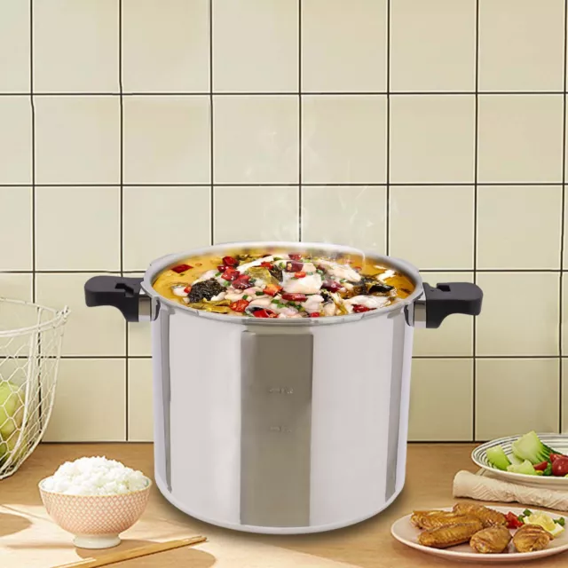 22L 32cm Aluminium Pressure Canner / Cooker Preserver with Steam Guage Kitchen